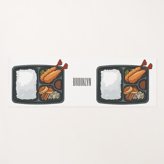 Esterilla De Yoga Ilustracion personalizado Bento (Anverso (horizontal))