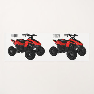 Esterilla De Yoga Ilustracion personalizado de atv de cuatro bicicle