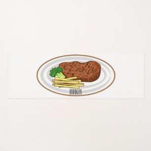 Esterilla De Yoga Ilustracion personalizado de carne