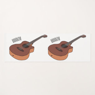 Esterilla De Yoga Ilustracion personalizado de guitarra acústica