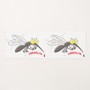 Esterilla De Yoga Ilustracion personalizado de insectos de mosquitos