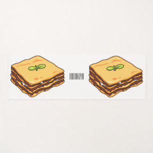 Esterilla De Yoga Ilustracion personalizado de Lasagna