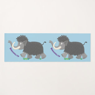 Esterilla De Yoga Ilustracion personalizado de mamut torpe