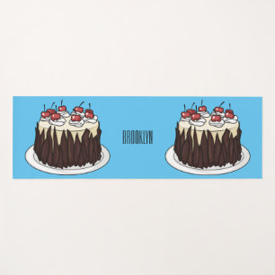 Esterilla De Yoga Ilustracion personalizado de pasteles de la Selva