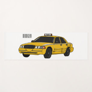 Esterilla De Yoga Ilustracion personalizado de taxi