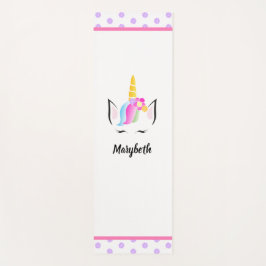 Esterilla De Yoga ilustracion Unicornio mágico personalizado
