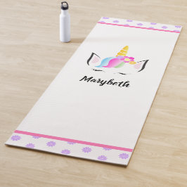 Esterilla De Yoga ilustracion Unicornio mágico personalizado