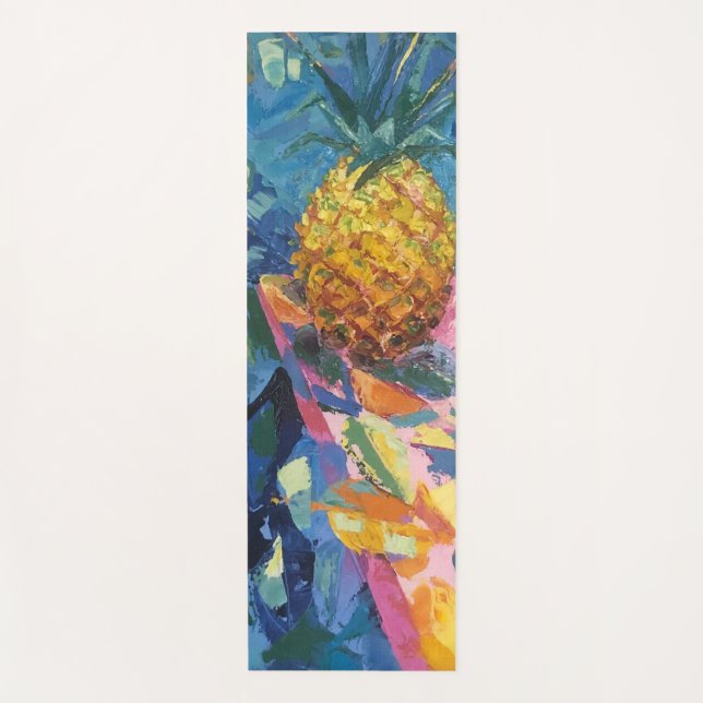 Esterilla De Yoga Imagen de mi obra Piña (Anverso)
