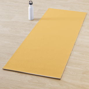 Esterilla De Yoga Impresión de color sólido amarillo dorado del sol 