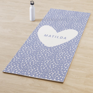 Esterilla De Yoga Impresión de manchas coloreadas con el corazón per