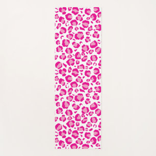 Esterilla De Yoga impresión del panel rosado en fondo personalizado