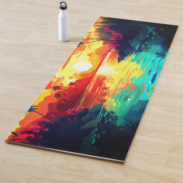 Esterilla De Yoga Impresión hawaiana (In situ)