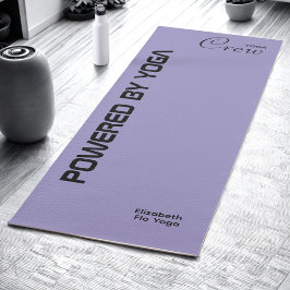 Esterilla De Yoga Impresión personalizada Yoga Crew Océano Púrpura P