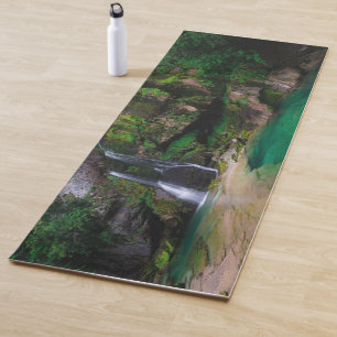 Esterilla De Yoga Impresionante cascada Virje, Poster de Eslovenia