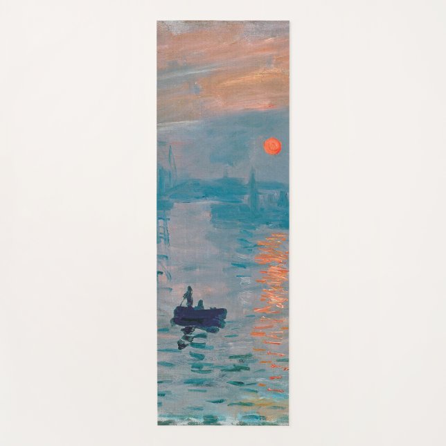 Esterilla De Yoga Impression Sunrise Claude Monet (Anverso)