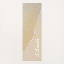 Inicial. Personalizado Tropical Beach Sand.