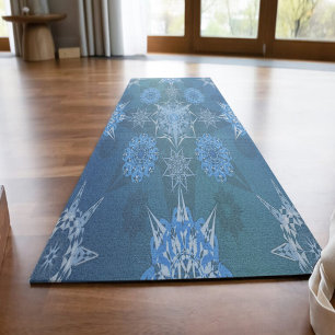 Esterilla De Yoga Inscripción de hexa triangles yantra petales
