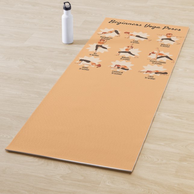 Esterilla De Yoga Instrucción para los posos de yoga principiantes (In situ)