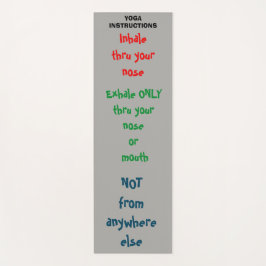 Esterilla De Yoga Instrucciones de la yoga