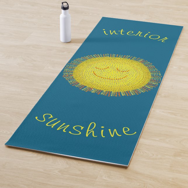 ESTERILLA DE YOGA INTERIOR SUNSHINE - HAPPY SUN WITH A SMILE (In situ)