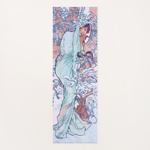 Esterilla De Yoga Invierno (Cuatro Estaciones), Alphonse Mucha