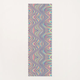 Esterilla De Yoga Iridescent Holographic Swirl Texture