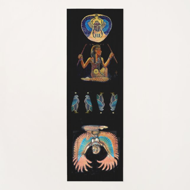 Esterilla De Yoga Isis Osiris Horus Maureen Girard (Anverso)
