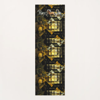 Esterilla De Yoga Islandeses en Gait Golden Diamond Abstracto