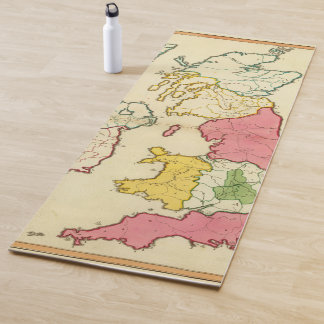 Esterilla De Yoga Islas llanas de Británicos del mapa