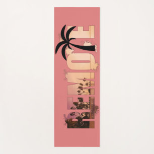 Esterilla De Yoga Islas Tropicales Palmeras Sunset