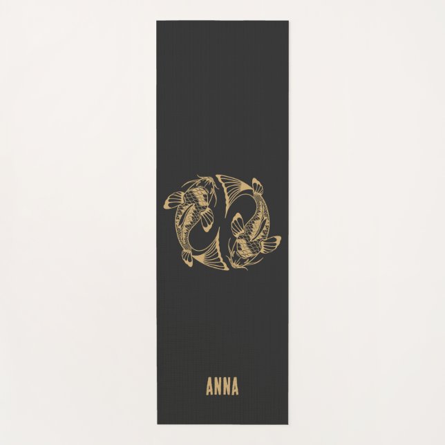 Esterilla De Yoga Japón personalizado Koi Fish Japón Lover (Anverso)