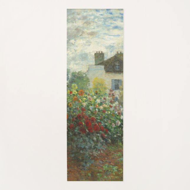 Esterilla De Yoga Jardín de artistas monet en pintura argentina (Anverso)