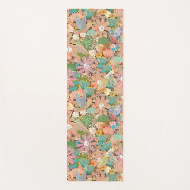 Esterilla De Yoga Jardín de aves (Anverso)