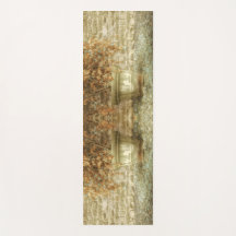 Jardín de otoño rústico