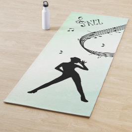 Esterilla De Yoga Jazz Dance Green Music