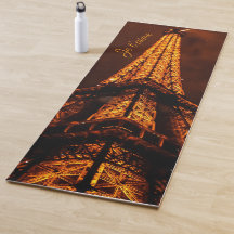 Je T'Aime Brown Naranja París Torre Eiffel Francia