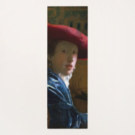 Esterilla De Yoga Johannes Vermeer - Chica con un Gorra rojo