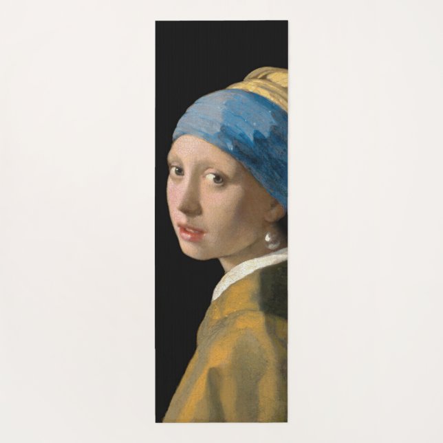 Esterilla De Yoga Johannes Vermeer, Chica de Pearl Earring (Reverso)