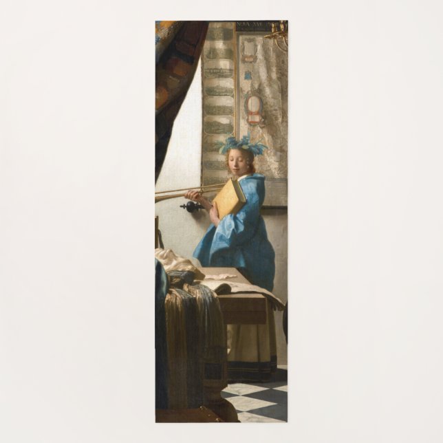 Esterilla De Yoga Johannes Vermeer - La historia de la pintura (Reverso)