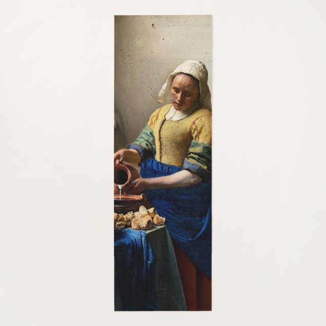 Esterilla De Yoga Johannes Vermeer - La Milkmaid (Reverso)