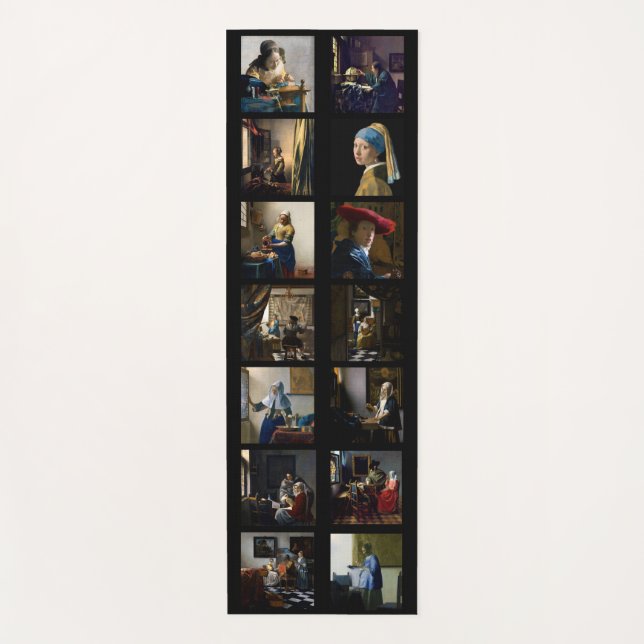 Esterilla De Yoga Johannes Vermeer - Masterpieces Grid (Anverso)