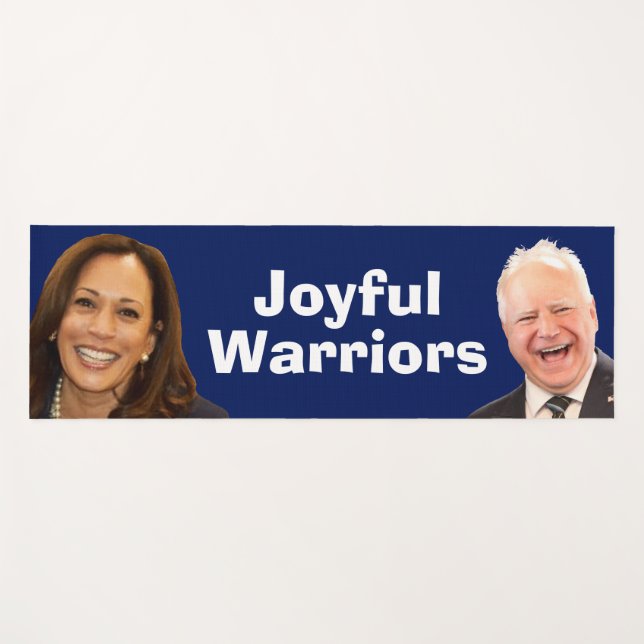 Esterilla De Yoga Joyful Warriors Harris y Walz (Anverso (horizontal))