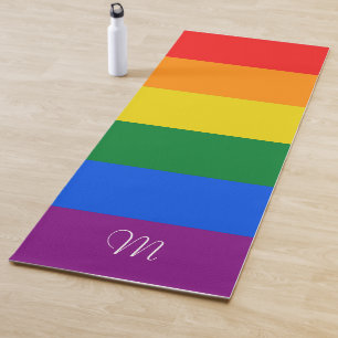 Esterilla De Yoga Juego de toallas de baño con bandera arcoiris
