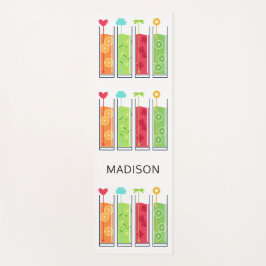 Esterilla De Yoga Jugos de verano nombre personalizado yoga mate