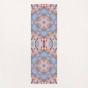 Esterilla De Yoga Kaleidoscope azul y rosa helado