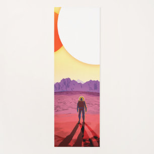 Esterilla De Yoga Kepler Space Travel Destination Planet Adventure