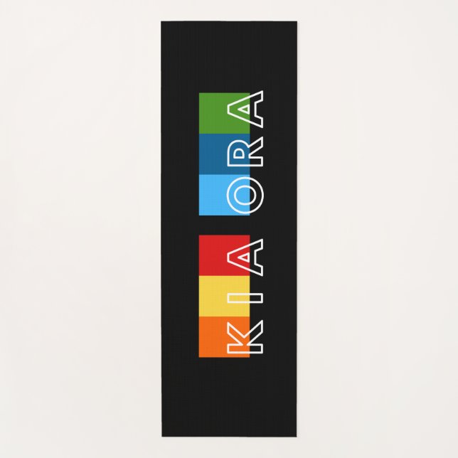 Esterilla De Yoga Kia Ora, Kiwi saludando a Nueva Zelanda (Anverso)