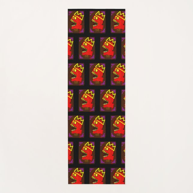 Esterilla De Yoga King Calavera Skull Geek NFT Art (Anverso)