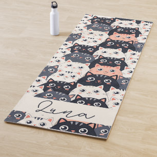 Esterilla De Yoga Kitty Kat Kaleidoscope