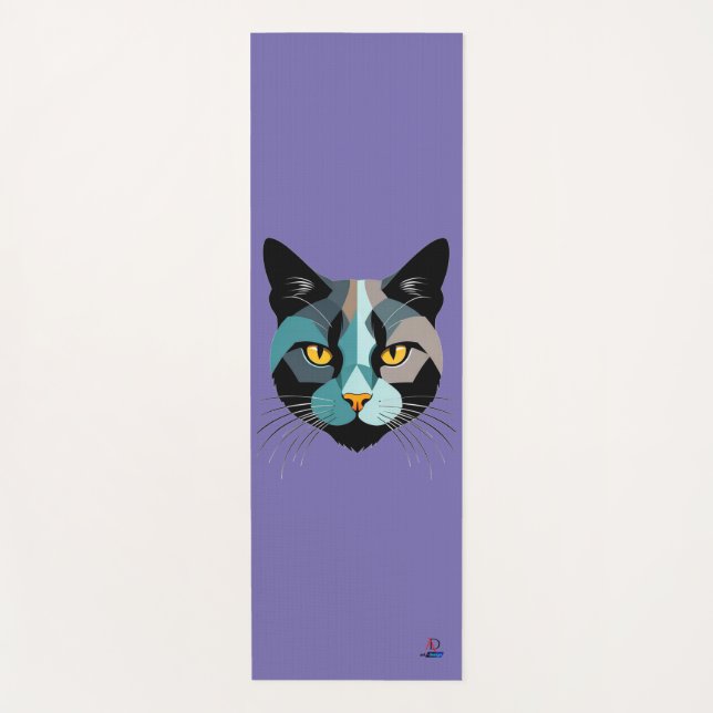 Esterilla De Yoga Kreative Katzenkopf Illustration (Anverso)